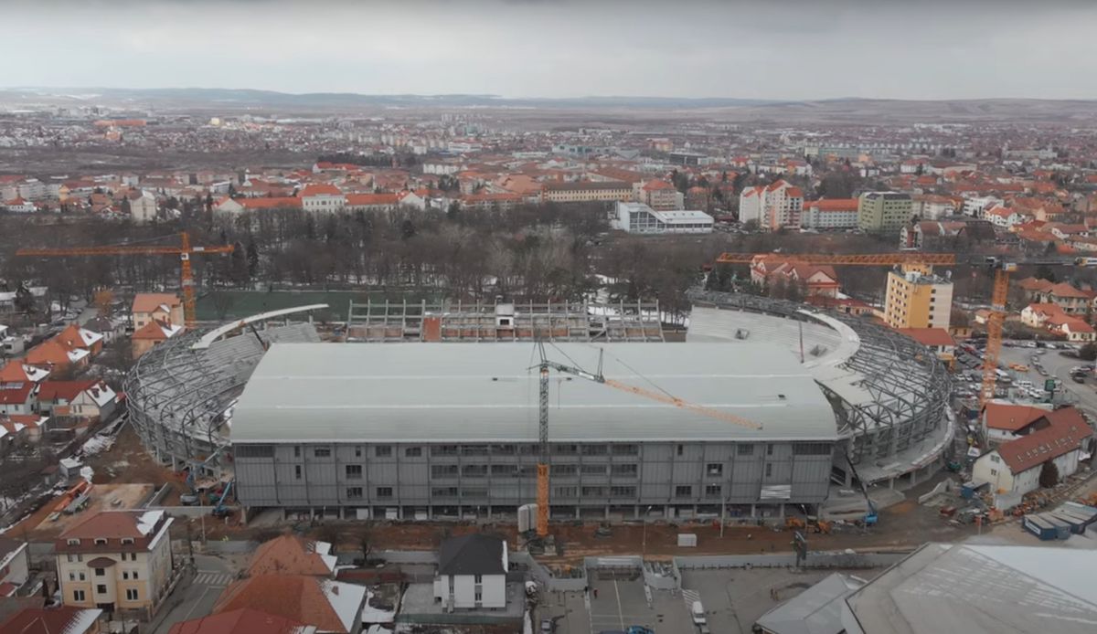 Cum arată lucrările la stadionul lui Hermannstadt - martie 2022
