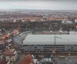 Drona a survolat noua arenă de 24 de milioane de euro din România » Când ar putea fi gata pentru fotbal