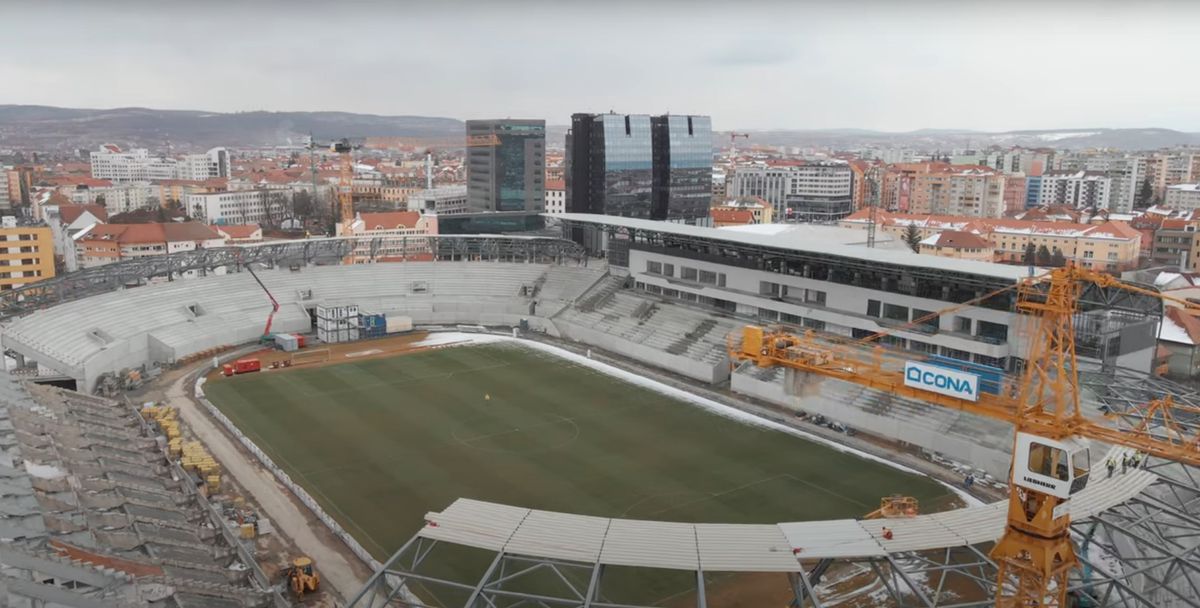Cum arată lucrările la stadionul lui Hermannstadt - martie 2022