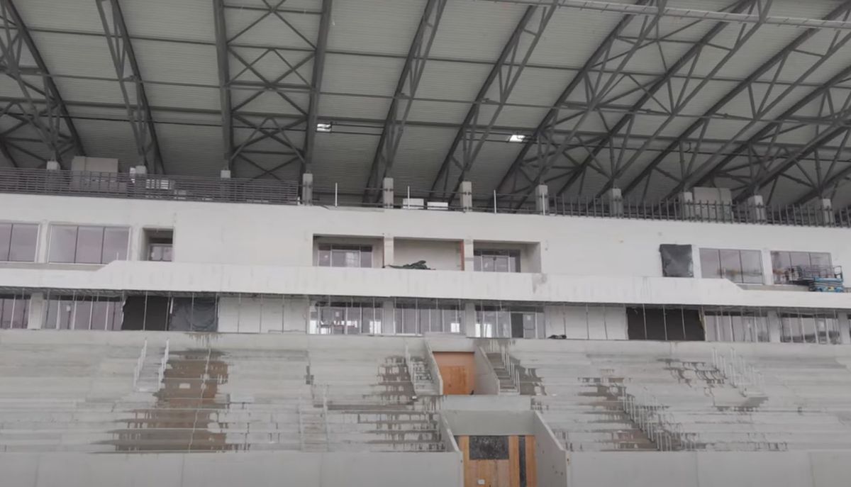 Cum arată lucrările la stadionul lui Hermannstadt - martie 2022