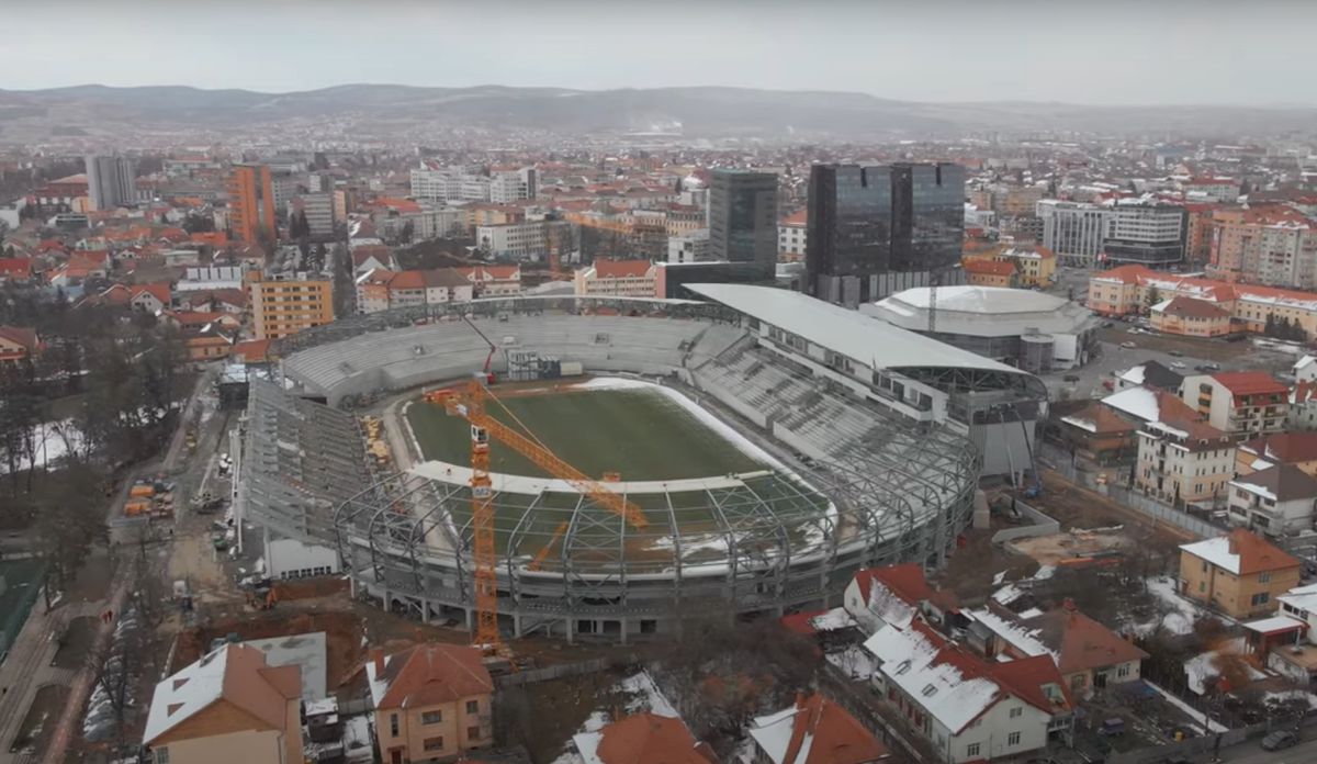 Cum arată lucrările la stadionul lui Hermannstadt - martie 2022