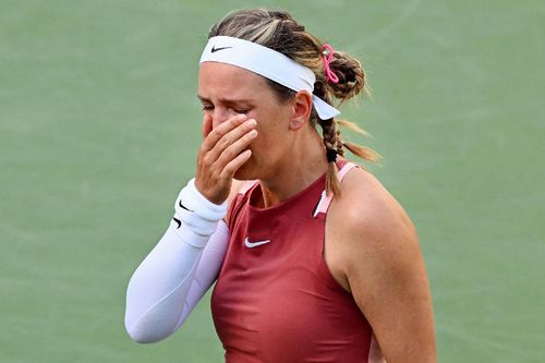 Victoria Azarenka a izbucnit în plâns în timpul meciului cu Rybakina / Sursă foto: Imago Images