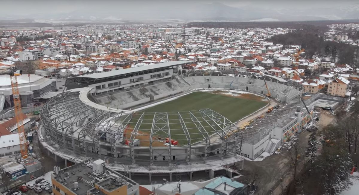 Cum arată lucrările la stadionul lui Hermannstadt - martie 2022