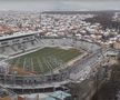 Drona a survolat noua arenă de 24 de milioane de euro din România » Când ar putea fi gata pentru fotbal