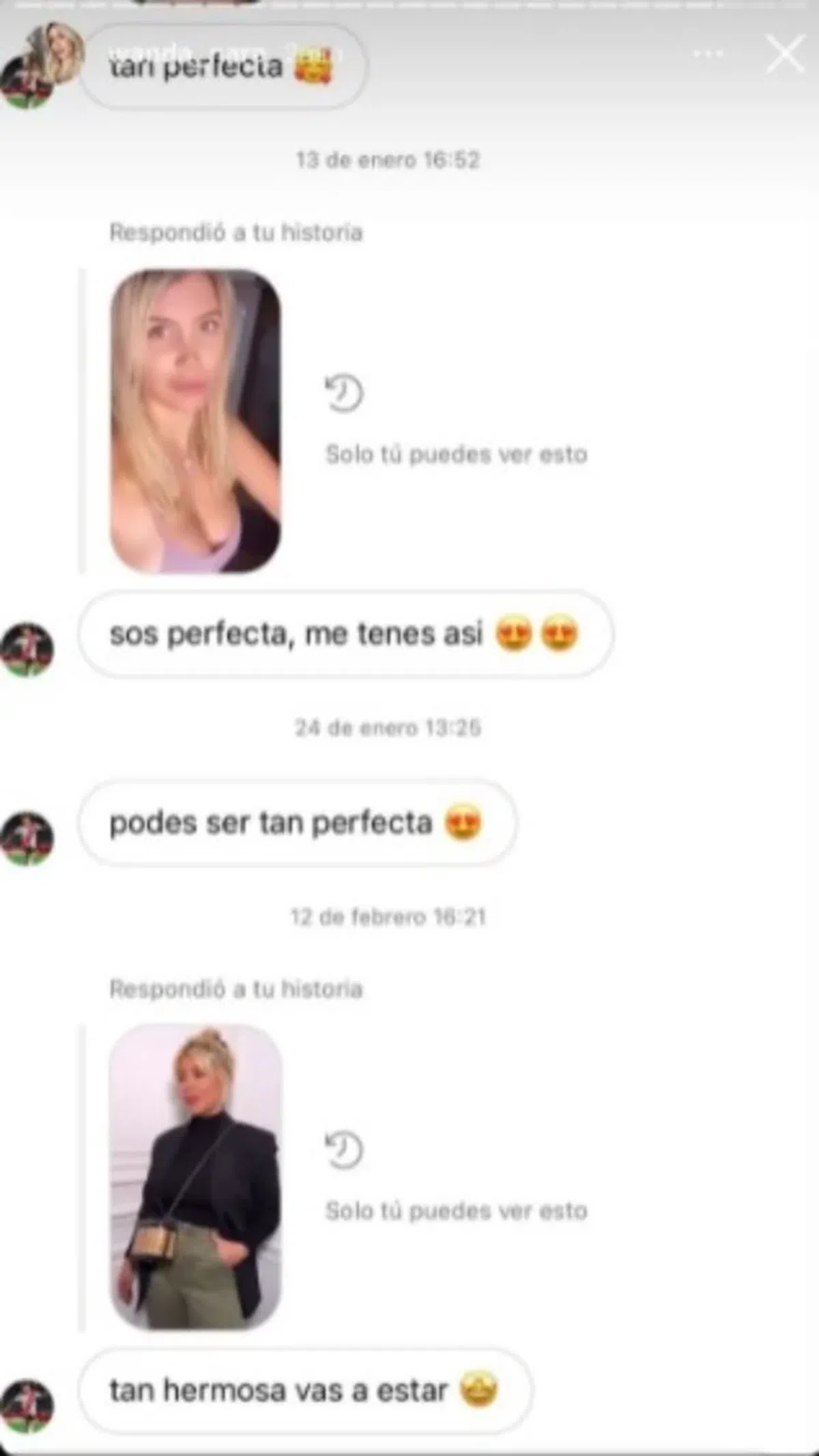 Contul Wandei Nara de Instagram, spart