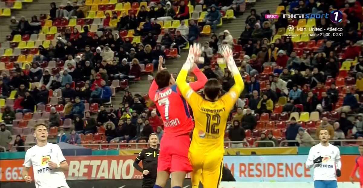 FCSB - FARUL 2-0 // Florinel Coman, intrare la Marian Aioani