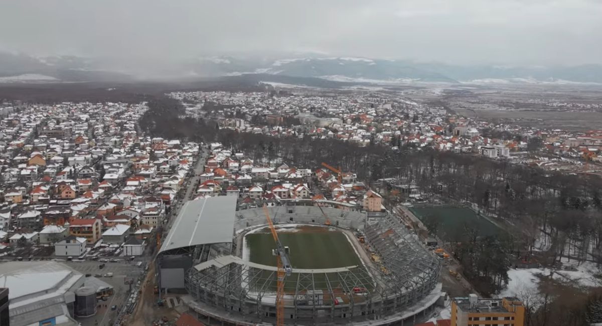 Cum arată lucrările la stadionul lui Hermannstadt - martie 2022