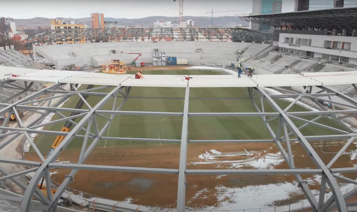 Cum arată lucrările la stadionul lui Hermannstadt - martie 2022