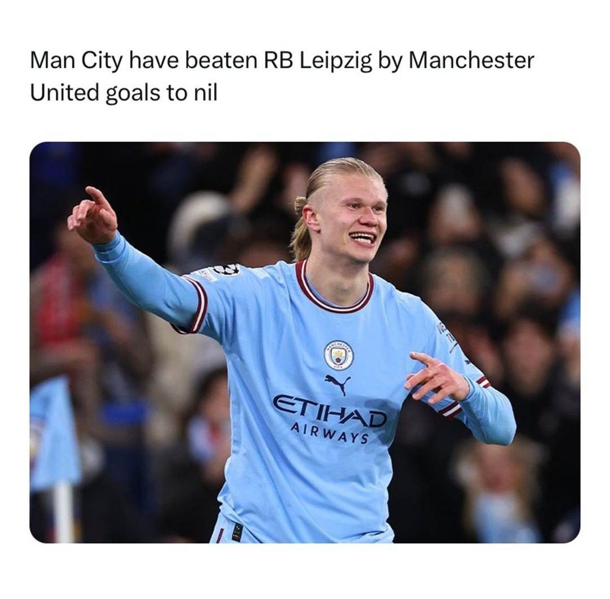 Cele mai tari glume după City - Leipzig 7-0 » Messi „i-a scris” lui Pep pe WhatsApp, Haaland „a împrumutat” discursul lui Dan Petrescu