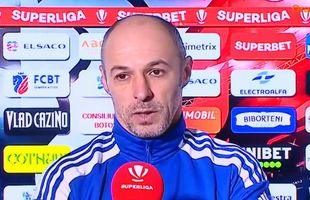 Bogdan Andone acuză jocuri de culise, după înfrângerea cu U Cluj: „Suntem pe ultimul loc, dar asta nu înseamnă că trebuie să fim ciupiți mereu”