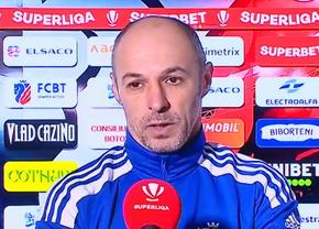 Bogdan Andone acuză jocuri de culise, după înfrângerea cu U Cluj: „Suntem pe ultimul loc, dar asta nu înseamnă că trebuie să fim ciupiți mereu”