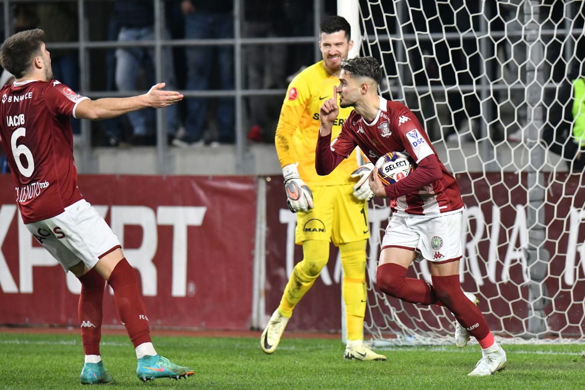 Louis Munteanu, declarația serii după „dubla” cu Rapid: „I-am zis că îi dau gol. Probabil i-am luat moralul!”