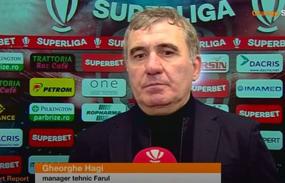 „E greu să accepți” » Concluziile lui Hagi după Farul - FCSB: „Cu astea rămânem”