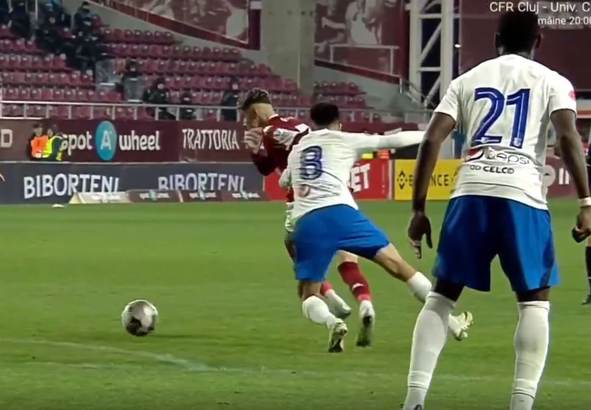Faze controversate în repriza secundă a meciului Rapid - Farul