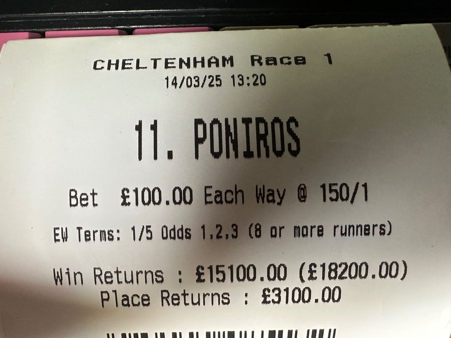 Biletul care i-a adus un câștig frumușel unui parior norocos și îndrăzneț Lovitură reușită de un proprietar de club din Premier League » A câștigat incredibil, pornind cu cotă 100-1!