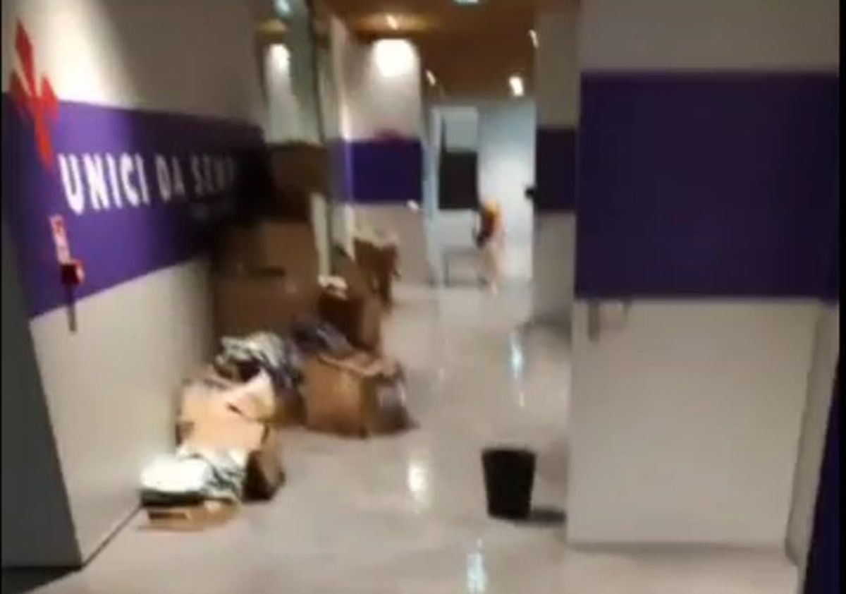 Inundațiile au afectat și Viola Park, cantonamentul Fiorentinei suferind pagube importante