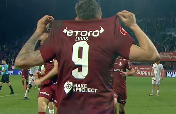 Louis Munteanu, gest de revoltă după golul cu Dinamo: „Sunt supărat, e clar!”