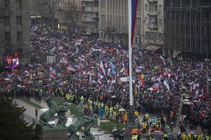 Protestele uriașe din Belgrad, susținute de Novak Djokovic și de alți sportivi de renume ai Serbiei: „Vrem o țară care funcționează”