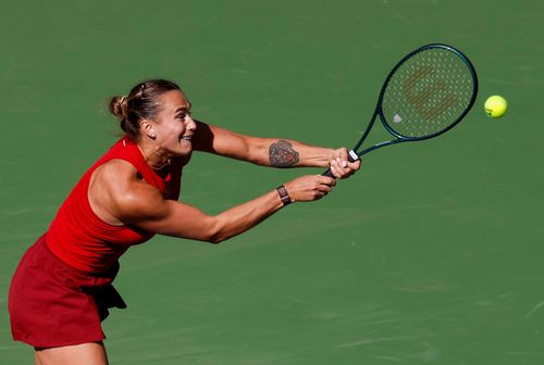 Aryna Sabalenka în acțiune la Indian Wells Foto: Imago Images