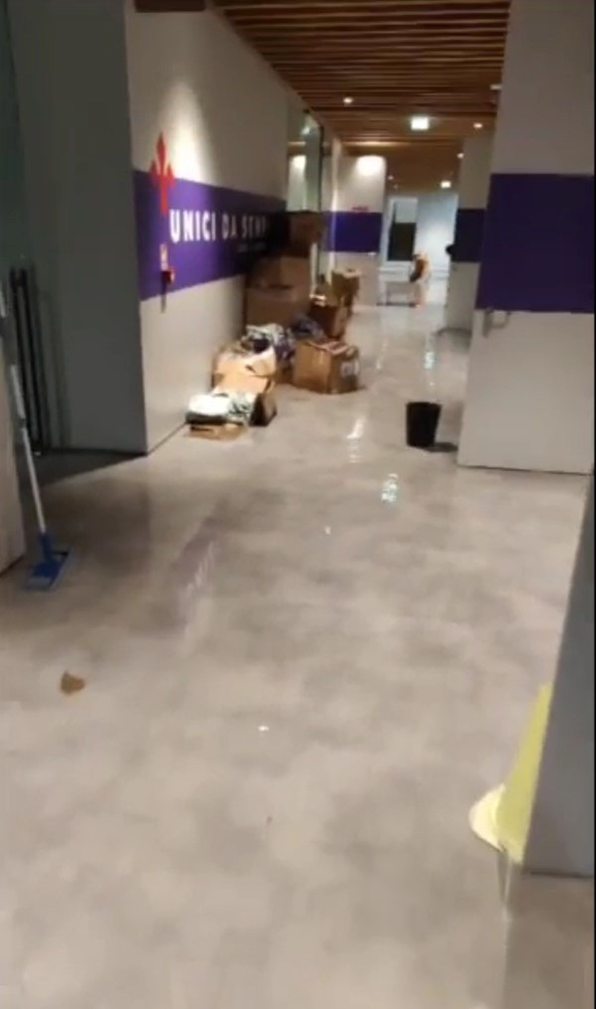 Inundațiile au afectat și Viola Park, cantonamentul Fiorentinei suferind pagube importante