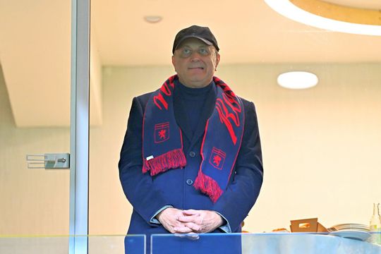 Dan Șucu, pe stadion la Genoa /  foto: Getty Images