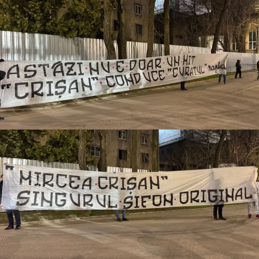 Mesajele interzise la Rapid - Dinamo » Îi erau „dedicate” lui Dan Șucu