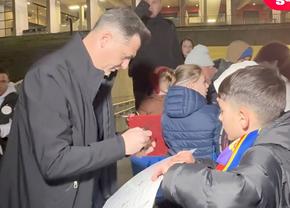 Cadre inedite în parcare, după FCSB - Metaloglobus » Gestul făcut de Mirel Rădoi