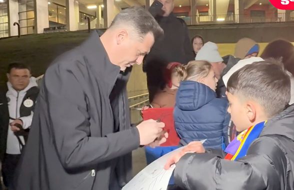 Cadre inedite în parcare, după FCSB - Metaloglobus » Gestul făcut de Mirel Rădoi