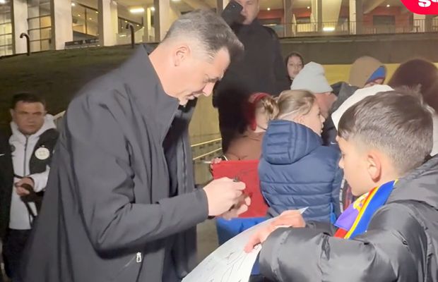 Cadre inedite în parcare, după FCSB - Metaloglobus » Gestul făcut de Mirel Rădoi