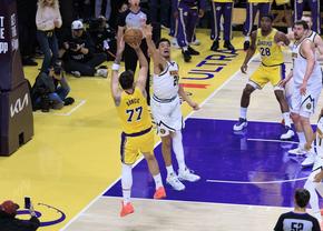 Luka Doncic, primul coș decisiv în maioul lui Lakers! Legendarul LeBron James, uimit de colegul lui: „Un jucător incredibil”