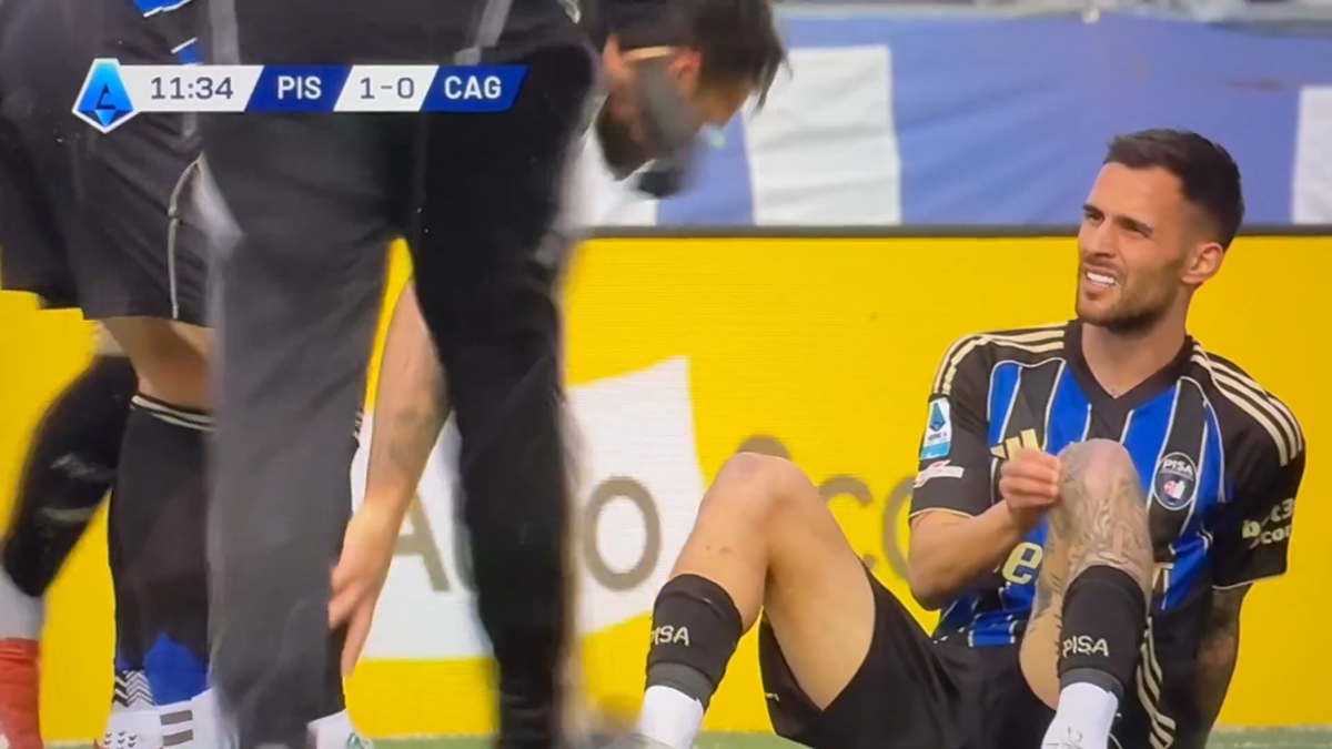 Marius Marin s-a accidentat în Pisa - Cagliari