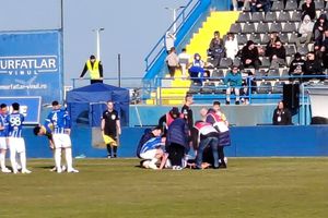 Fractură de tibie! Accidentare gravă în Farul - Petrolul