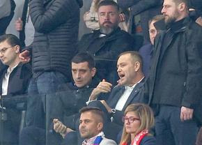 Fostul șef de galerie George Simion, surprins la meci alături de președintele Poloniei