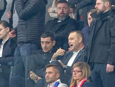 Fostul șef de galerie George Simion, surprins la meci alături de președintele Poloniei