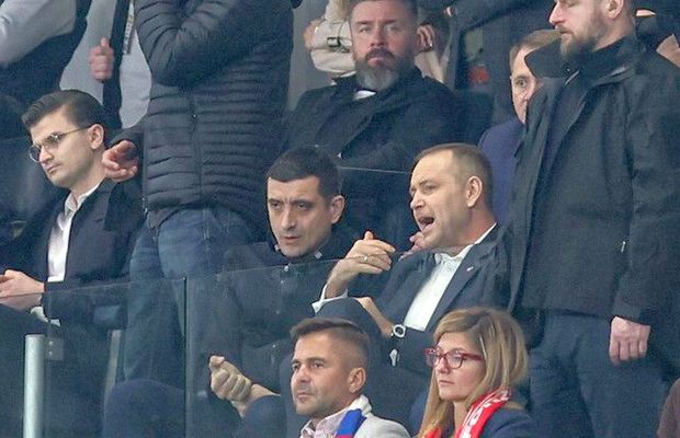 Fostul șef de galerie George Simion, surprins la meci alături de președintele Poloniei