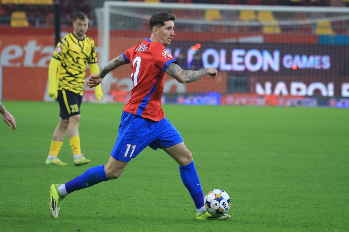 OUT după 28 de minute » Nu a rezistat nici măcar o repriză la debutul lui Mirel Rădoi la FCSB