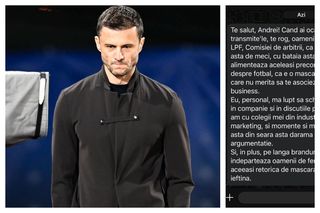 Andrei Nicolescu a publicat mesajul de pe WhatsApp: „Dacă partenerul acesta intră în fotbal, România câștigă zeci de milioane de euro!”