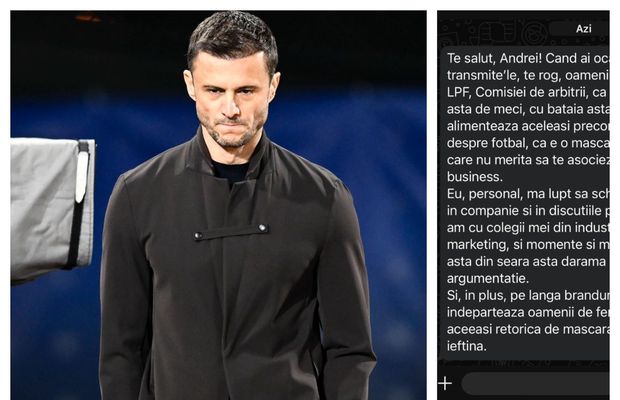 Andrei Nicolescu a publicat mesajul de pe WhatsApp: „Dacă partenerul acesta intră în fotbal, România câștigă zeci de milioane de euro!”