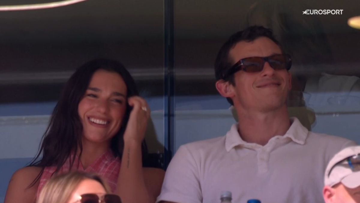 Dua Lipa a suferit pentru Carlos Alcaraz, apoi a ajuns în compania rivalului