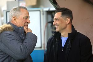 Imagine rară pe Arena Națională! A coborât din lojă pentru a-l saluta pe Mirel Rădoi