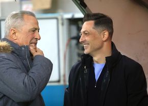 Apariție rară pe gazonul Arenei Naționale » A coborât din lojă pentru a-l saluta pe Mirel Rădoi