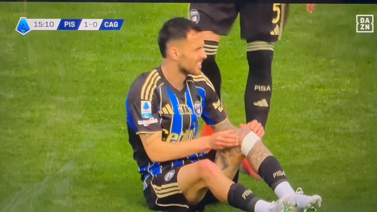 Marius Marin s-a accidentat în Pisa - Cagliari