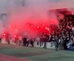 Fanii lui U Cluj, la antrenamentul echipei înainte de derby-ul cu CFR Cluj// foto: Facebook @U Cluj Fans