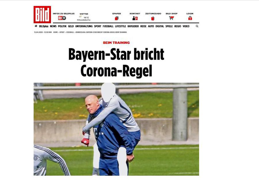 Bayern are probleme: David Alaba acuzat că încalcă regula distanțării! Cum l-au surprins jurnaliștii Bild