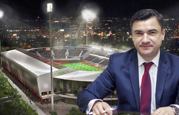 STADION POLI IAȘI. Scenarii SF și promisiuni electorale! An de an, primarul Mihai Chirica promite stadioane, dar rămân machetele