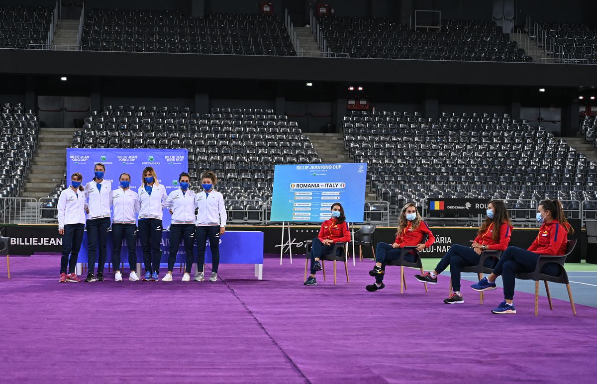 S-au stabilit meciurile din „Billie Jean King Cup”! Irina Bara deschide vineri duelul cu Italia