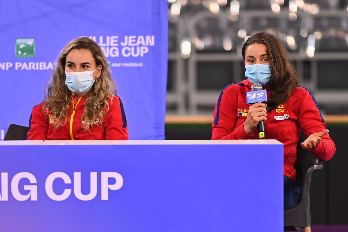S-au stabilit meciurile din „Billie Jean King Cup”! Irina Bara deschide vineri duelul cu Italia