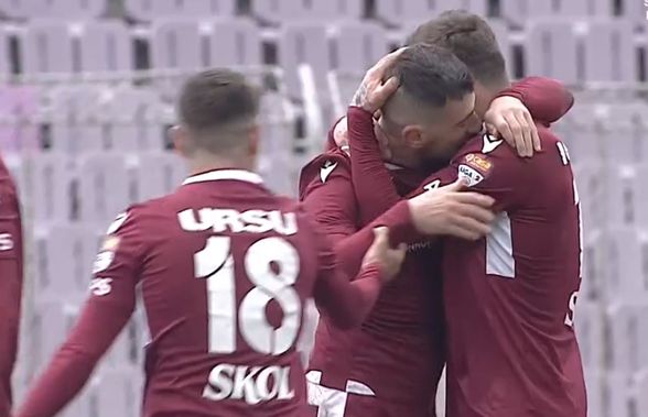 Rapid a întors senzațional meciul cu ASU Poli și face un pas uriaș spre Liga 1! Penalty ciudat în minutul 86