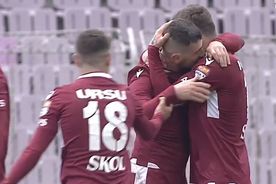 Rapid a întors senzațional meciul cu ASU Poli și face un pas uriaș spre Liga 1! Penalty ciudat în minutul 86
