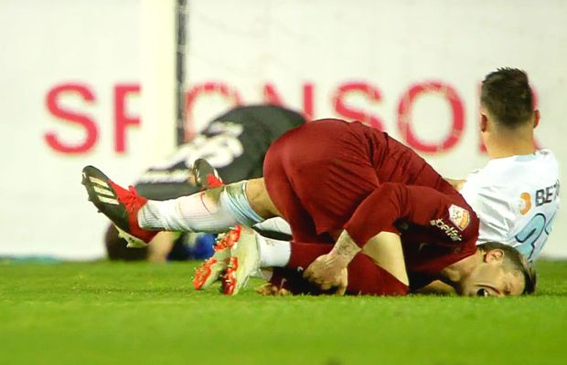 Ciprian Deac a cerut penalty în Supercupa CFR Cluj - FCSB! Radunovic „l-a luat pe sus” în careu